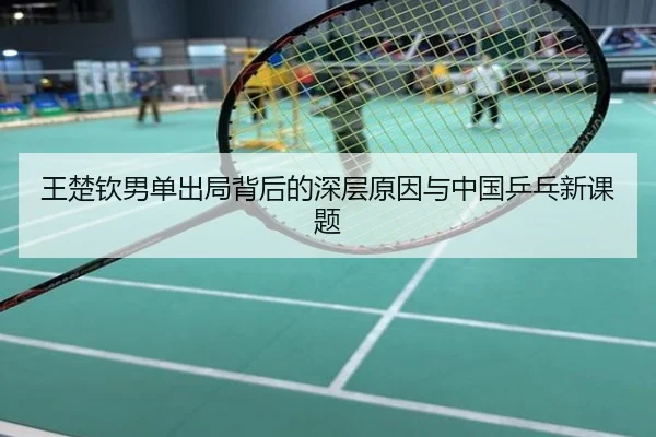 王楚钦男单出局背后的深层原因与中国乒乓新课题